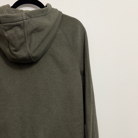 Carhartt Olive Green Logo Hoodie - Picture 6 of 7